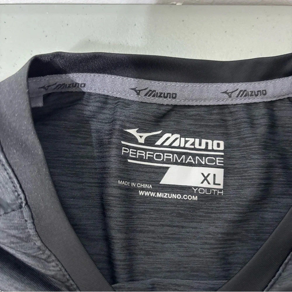 Youth Mizuno Alpha Stretch Long Sleeve Base Layer Shirt Athletic Boys XL